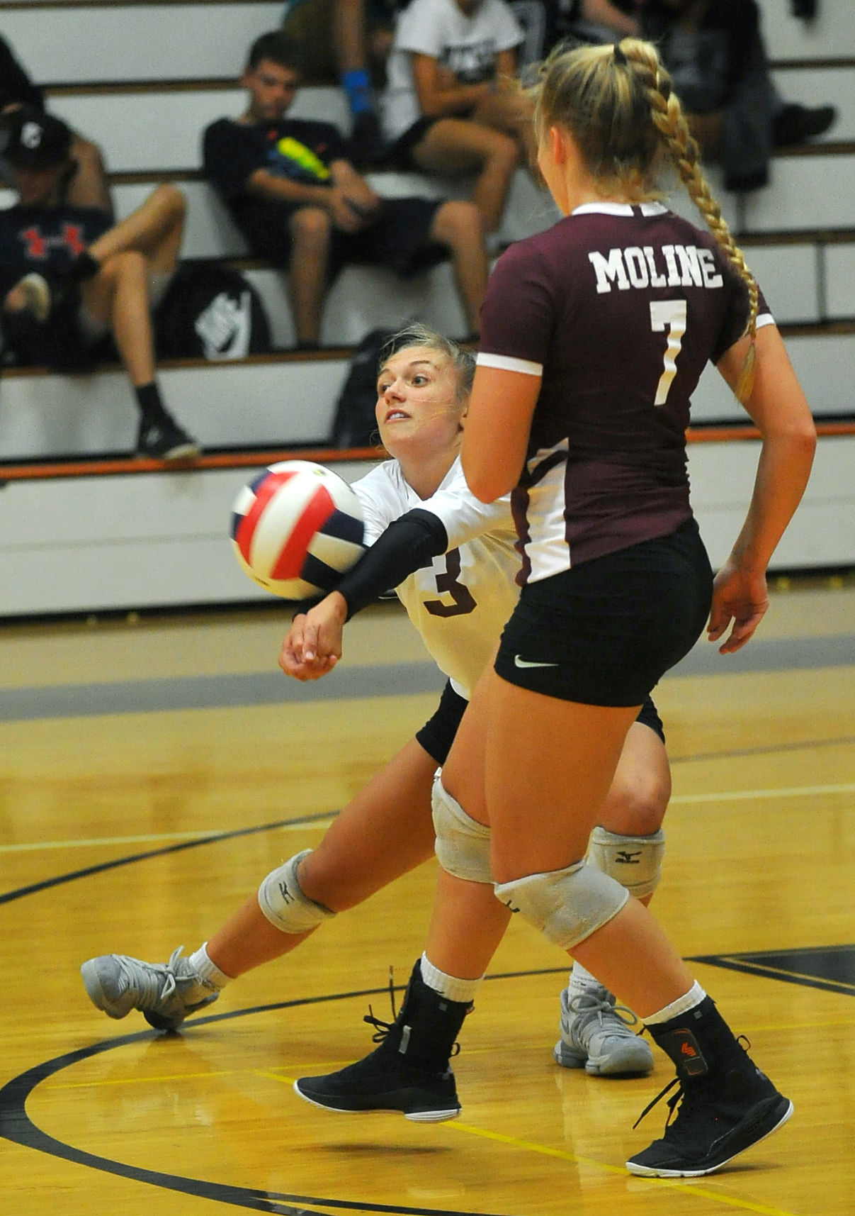 Moline vs United Township volleyball